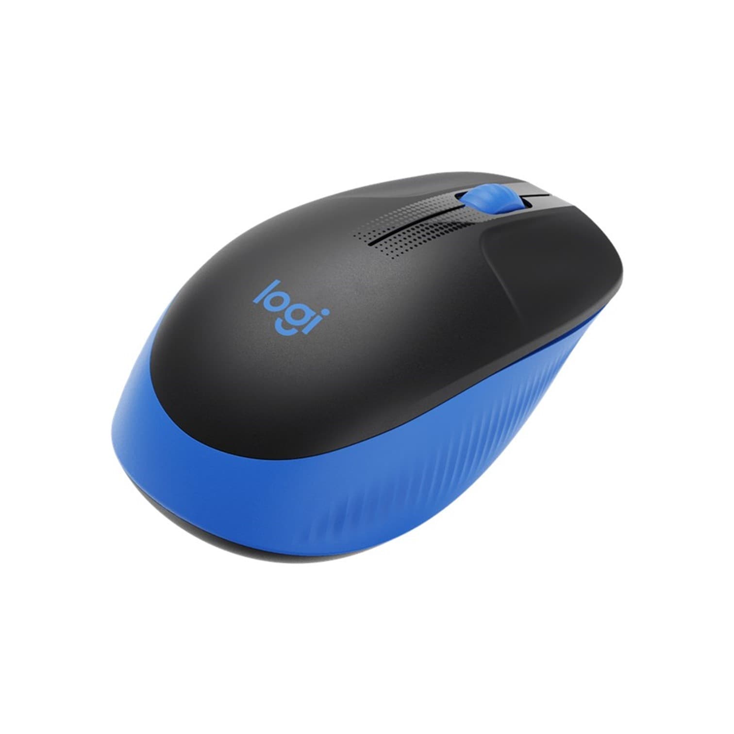 Logitech M190 wireless mouse, blue