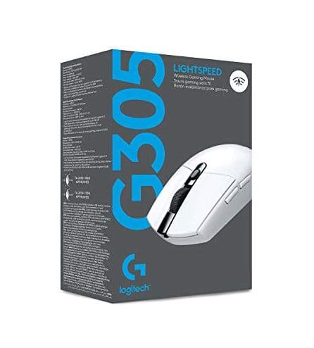 Logitech G305 LIGHTSPEED wireless gaming mouse, white
