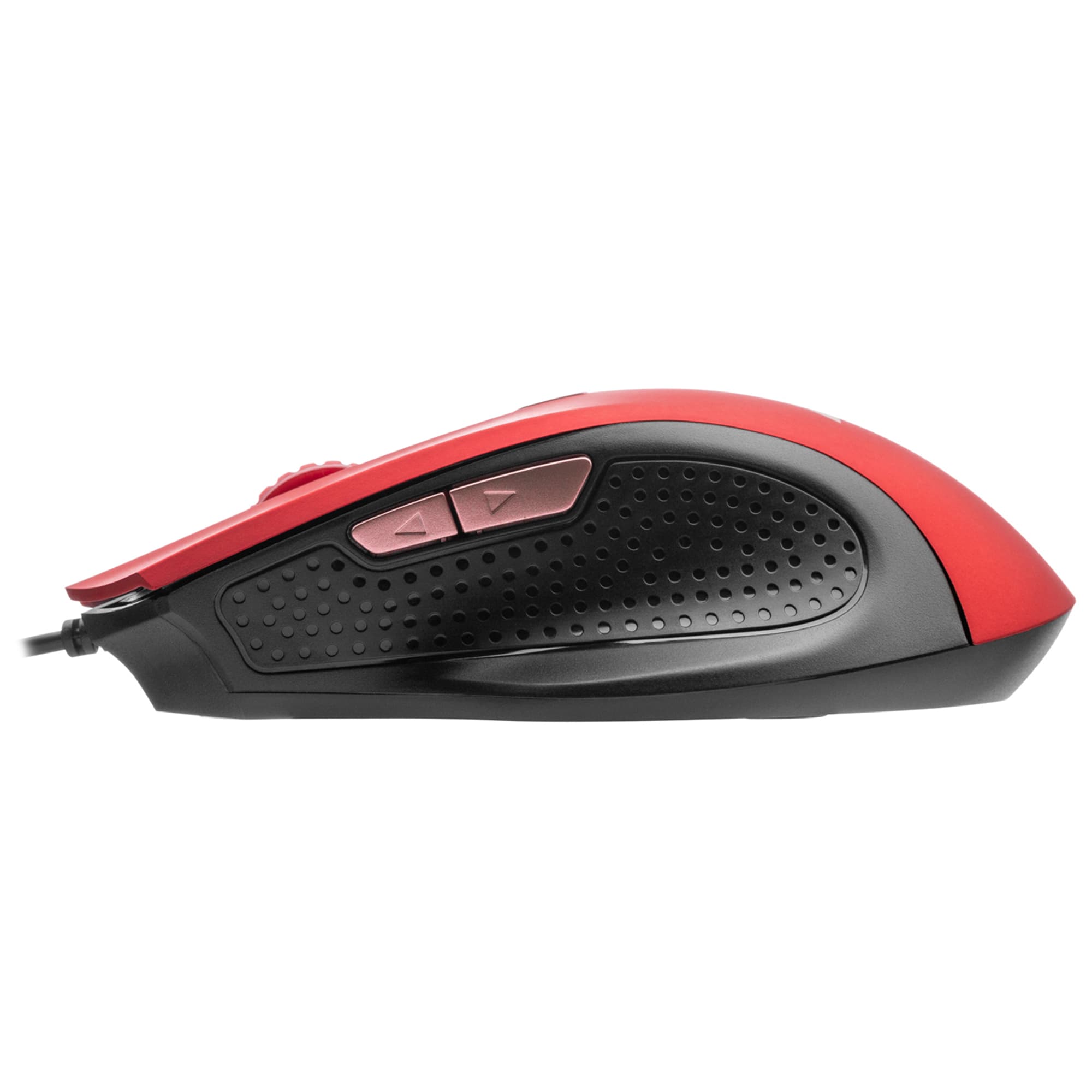 MS Focus C116 wired optical mouse, red