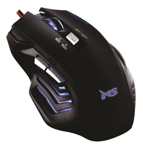 MS NEMESIS C100 wired gaming mouse, RGB, black