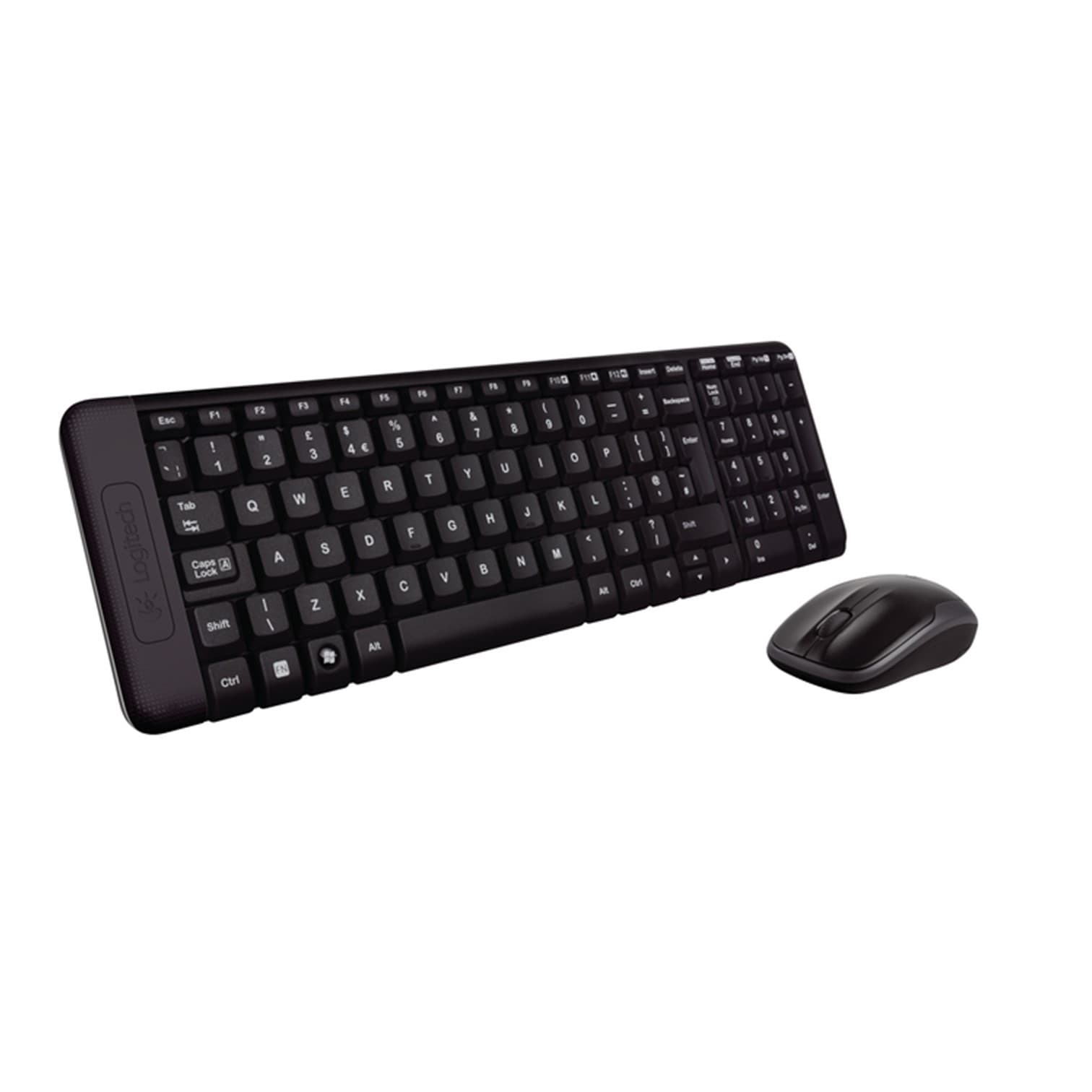 Logitech MK220 wireless keyboard and mouse combo, US (English) layout, black