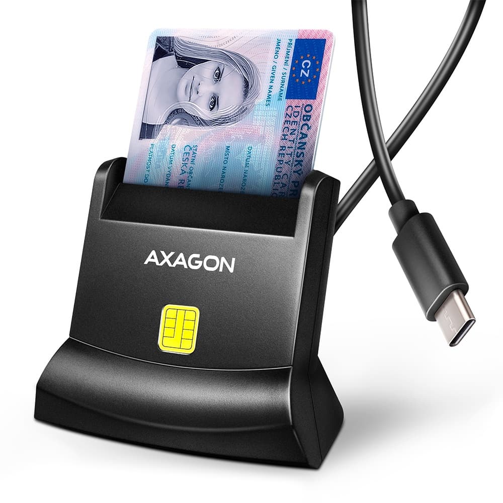 MEM CR USB 2.0 CRE-SM4N Smart Card StandReader, AXA