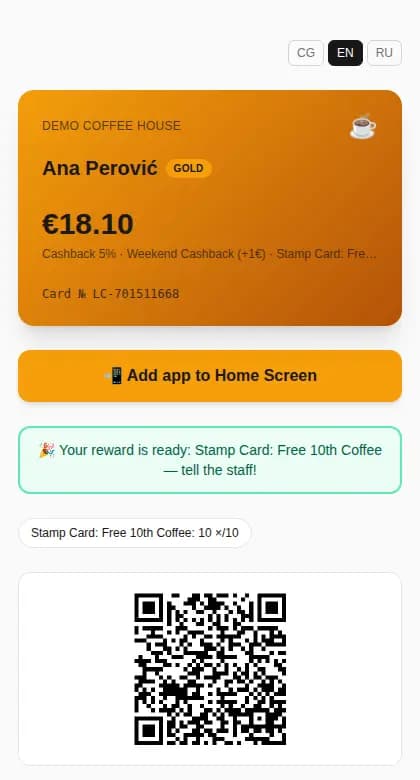 Solvit Loyalty Pro (SaaS license) 1 mjesec