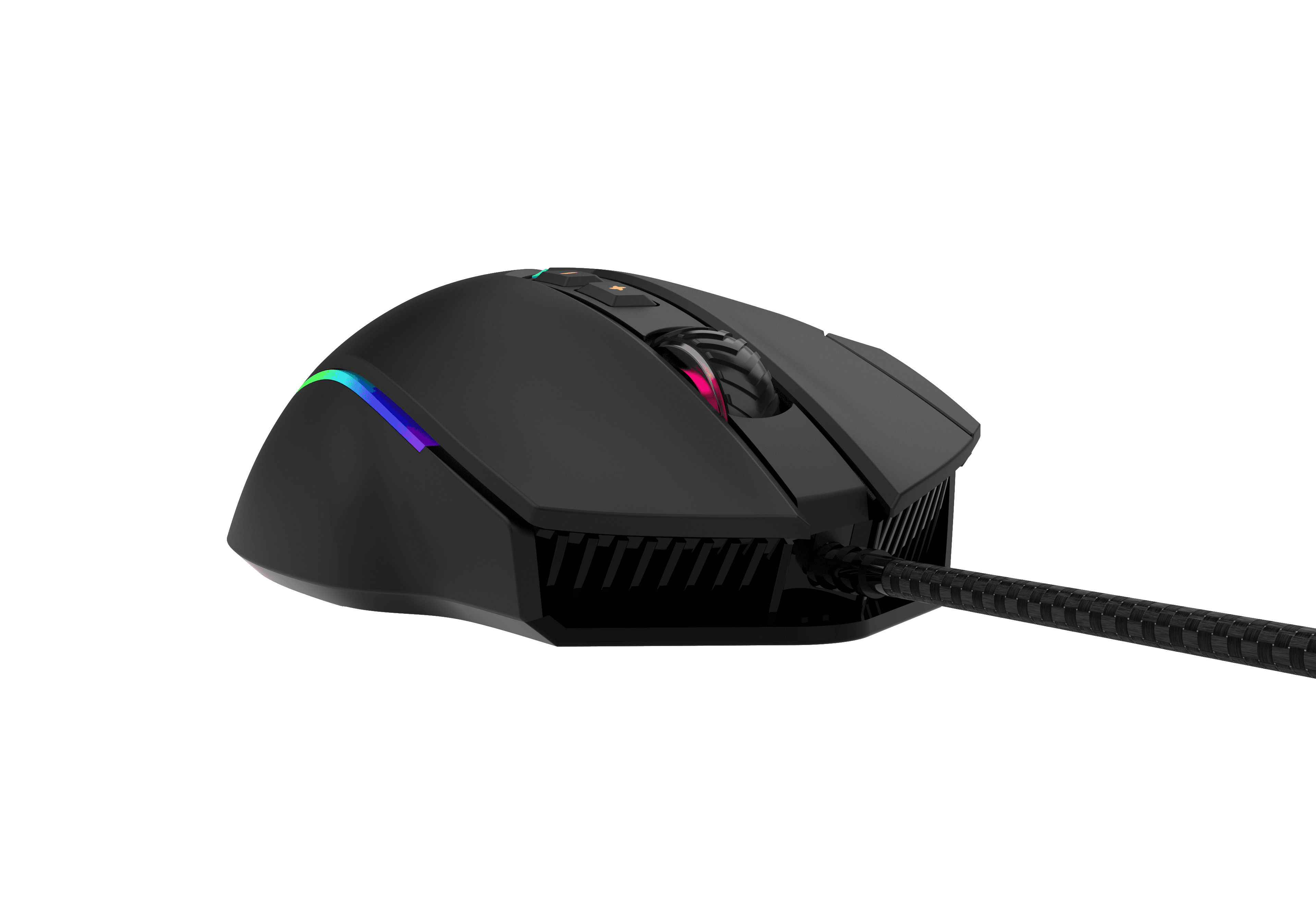 Gaming mouse MS Nemesis T-104C, wired, 16000 DPI, RGB, black