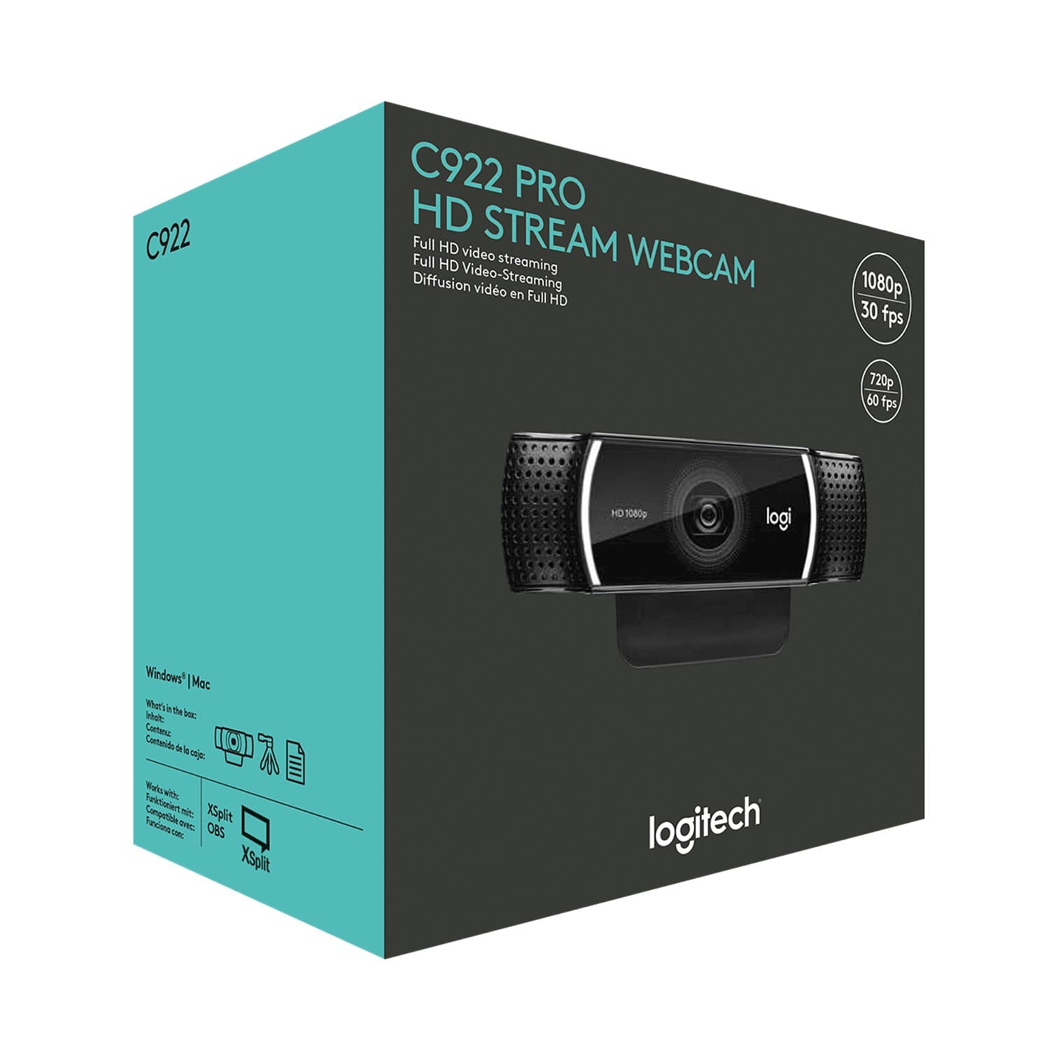 WEB CAM Logitech C922 Pro Stream Full HD